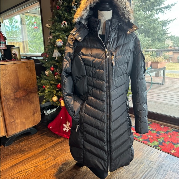 Eddie Bauer Sun Valley Black Down Parka - Picture 2 of 12
